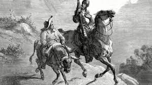 G. Doré. Ilustración de la novela El ingenioso hidalgo Don Quijote de la Mancha.